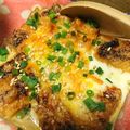 jujumyu's cooksnap of when they made 火不要簡単！卵がとろーり厚揚げチーズ.