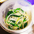 かぐこ0325's cooksnap of when they made もやしとほうれん草のお浸し.