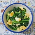 mmameco's cooksnap of when they made ✤✤ほうれん草のたるたるサラダ✤✤.