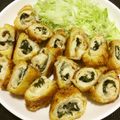 なまけもの612's cooksnap of when they made ふわサク☆大葉とチーズの鶏むね肉巻き.