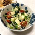 ＊たろもん＊'s cooksnap of when they made チーズ、トマト、かいわれの簡単サラダ♥.