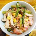 ちびねこにゃんこ2's cooksnap of when they made 簡単 エノキとベーコンの野菜炒め.