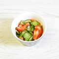 ウメ吉さん's cooksnap of when they made きゅうりとトマトのシンプルサラダ.