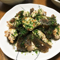 YUKIKI☆'s cooksnap of when they made 氷こんにゃくと鶏肉の海苔しお炒め.