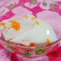 ふうはっちゃん's cooksnap of when they made カロリーオフの牛乳寒天ミカン入り.