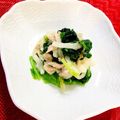 賀古遥's cooksnap of when they made 新玉ねぎ＆ほうれん草のツナマヨサラダ♪.