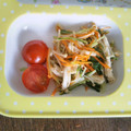 ちきakki's cooksnap of when they made 水菜とえのきのレンジ蒸しツナ和え.