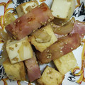 おしひと's cooksnap of when they made 簡単♪おいしい♪ベーコンと厚揚げの炒め.