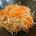 にゃおべき's cooksnap of when they made もやしとニンジンの生姜炒め.