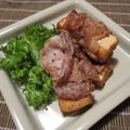 チョビ～☆'s cooksnap of when they made ✿バター醤油❀豚コマの厚揚げ巻きソテー✿.