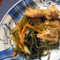チョビ～☆'s cooksnap of when they made ★懐かしい切り昆布の煮物★がんも入り.