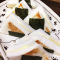 卵せんべい's cooksnap of when they made 焼おにぎりみたい♪はんぺん焼き.