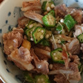 ＴＥＴＵーＭＥＴＡＬ's cooksnap of when they made 豚のど軟骨とオクラのおろしポン酢和え.