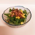 ❁Abake❁'s cooksnap of when they made 水菜とコーンとカリカリベーコンのサラダ.