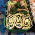 まさたかまま's cooksnap of when they made お弁当にインパクト☆なめたけ卵の渦巻き.