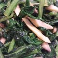 かこみ's cooksnap of when they made エリンギと小松菜のソテー☆.