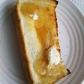choco831's cooksnap of when they made 食パンで★バターハニートースト.
