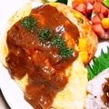 すぬぴちゃん♥'s cooksnap of when they made リメイク残りビーフシチューでオムシチュー.