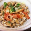 卵せんべい's cooksnap of when they made とろ〜り❤︎納豆キムチーズ.