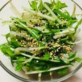 kk4788's cooksnap of when they made コスパ最強…♡もやしと水菜のナムル.