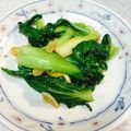 クックFWRJNF☆'s cooksnap of when they made ビールが進む…ニンニクが効いた青菜炒め！.