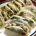 なすの天ぷら's cooksnap of when they made こんがり餃子風！大根のはさみ焼き.