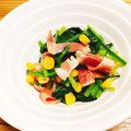 ogu0430's cooksnap of when they made 簡単！ほうれん草とベーコンのバター炒め.