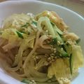 motoまま's cooksnap of when they made 春雨サラダ☆.