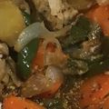 ゆうきいた's cooksnap of when they made 鶏肉じゃが芋のハニーマスタードソース炒め.