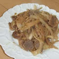 きらり流れ星's cooksnap of when they made 定番✿たまねぎと豚のしょうが焼き。.