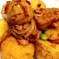 まむのズボラレシピฅ's cooksnap of when they made 簡単♡ジャガイモのそぼろ煮☆.