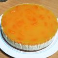 ヨシエ＊・Θ・）'s cooksnap of when they made 簡単★レアチーズケーキonオレンジゼリー.
