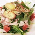 クックWSPX1I☆'s cooksnap of when they made 豚しゃぶサラダ〜ミョウガと大葉のせ〜.