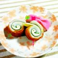 SP♪'s cooksnap of when they made お弁当に♪しそとチーズのクルクルちくわ.