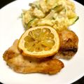 chee35cs's cooksnap of when they made 鶏のレモンつけ焼き.