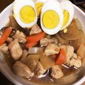 kanjuna's cooksnap of when they made 優しい味の鶏モモ大根煮♪.