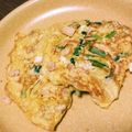 麻's cooksnap of when they made ママのオムレツ✿ホウレン草＆シーチキン✿.