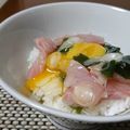 ダイナマイト漆黒's cooksnap of when they made 刺身の出汁玉子めし.