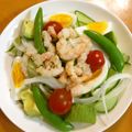 ゆすひと's cooksnap of when they made ✴︎海老のせご馳走サラダ✴︎.
