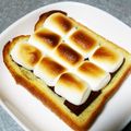 もん★もん's cooksnap of when they made チョコとマシュマロのトースト.