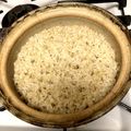 meg;'s cooksnap of when they made 土鍋直火炊き☆玄米の炊き方.