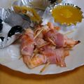 にゃぁくん's cooksnap of when they made 早っ！簡単　えびのベーコン巻き.