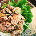 ☆糖質減らしてます☆'s cooksnap of when they made 簡単！即席！おつまみ！鯖缶のなめろう！.