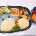 takumin820's cooksnap of when they made デコ(キャラ)弁☆カップル❤ペンギン弁当.