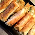 10nmam's cooksnap of when they made 餃子の皮でアスパラ巻き.