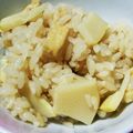 ゆうここmama's cooksnap of when they made 筍ご飯.