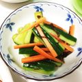 にこにこキッチン＊'s cooksnap of when they made 塩昆布とすりゴマのナムル風浅漬け☆.