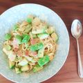 琴明☺︎'s cooksnap of when they made ベーコンとアボカドのクリームパスタ.