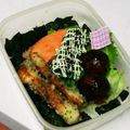 なななな♡MaMa's cooksnap of when they made 愛たっぷり(笑)お弁当 のり弁♪.