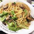 あをやま's cooksnap of when they made マッシュルームと野菜の醤油バターパスタ.
